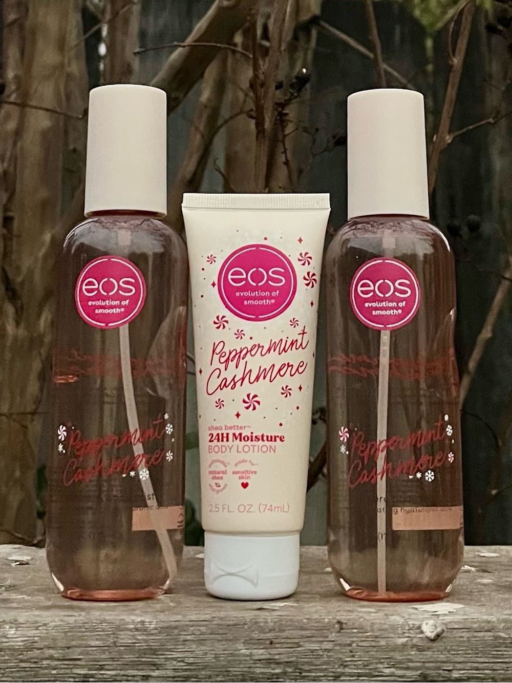 eos Peppermint Cashmere 3 pc Set
